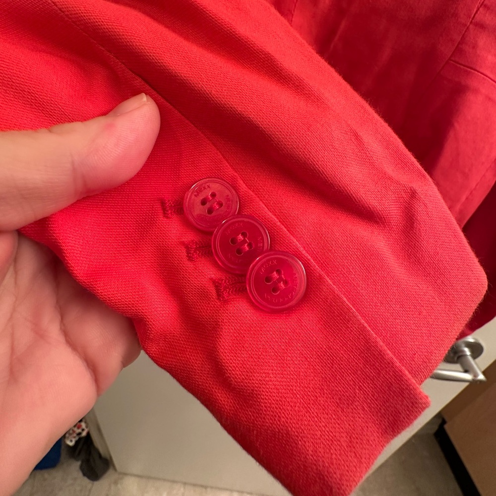 Women’s Coral Pink Blazer - Picture 8 of 11